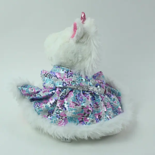 Precious Moments Unicorn Plush with Build-A-Bear Outfit