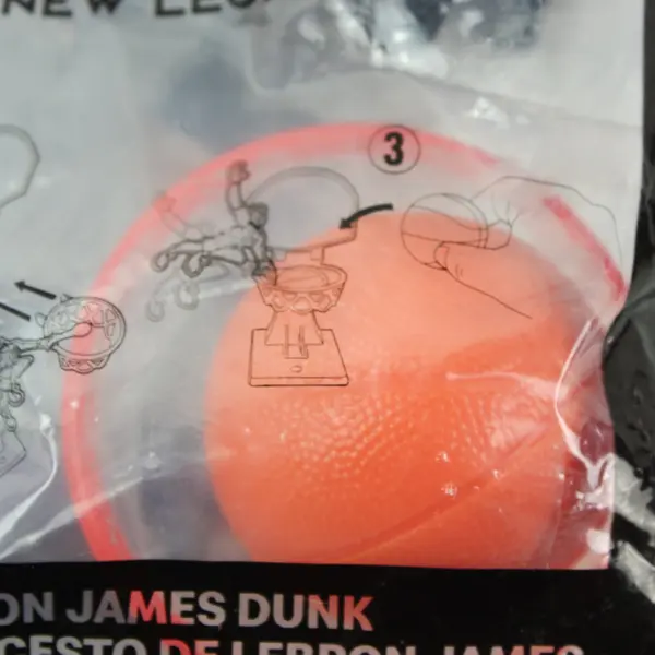 McDonald's 2021 Space Jam LeBron James Dunk Hoop Happy Meal Toy