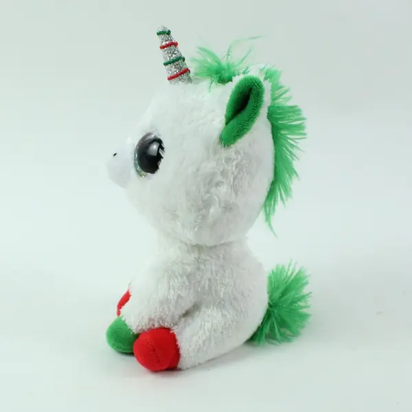 Ty Beanie Boos Candy Cane Christmas Unicorn Plush 6 Inch