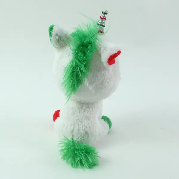 Ty Beanie Boos Candy Cane Christmas Unicorn Plush 6 Inch