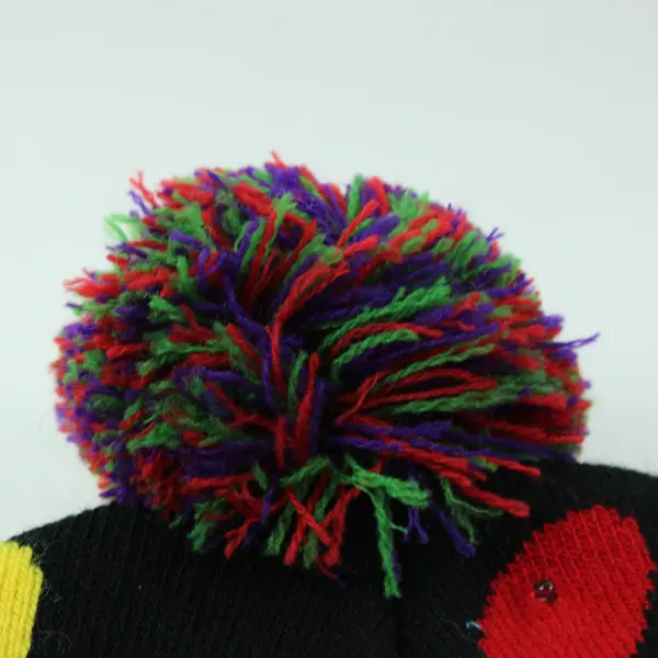 Lot of 2 Lotsa Lites Christmas LED Beanies, One With a Few Working Lights