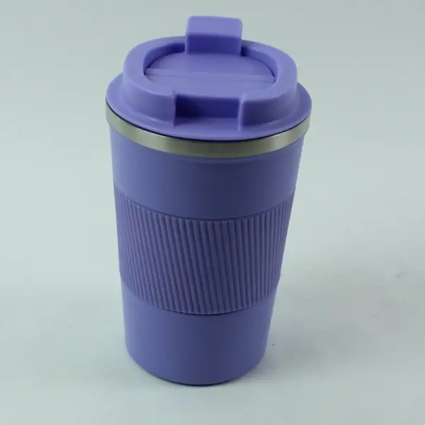 Lavender Insulated Stainless Steel Travel Coffee Mug With Lid