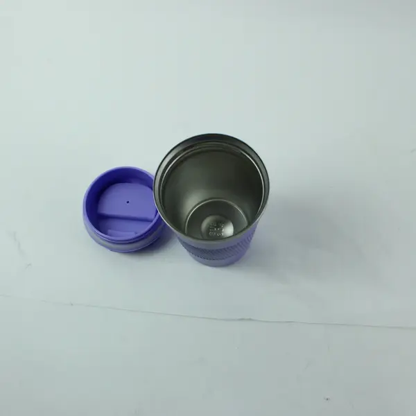 Lavender Insulated Stainless Steel Travel Coffee Mug With Lid
