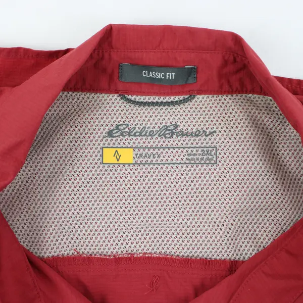 Eddie Bauer Travex Women's 2XL Red Long Sleeve Utility Shirt