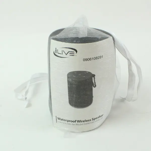 iLive ISBW108B Waterproof Fabric Bluetooth Wireless Portable Speaker