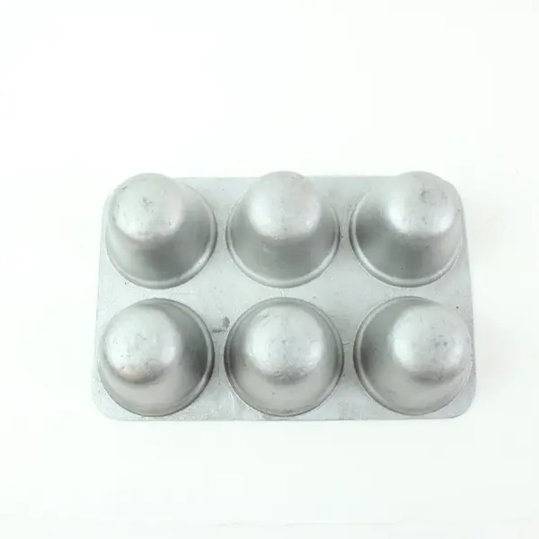 Vintage Aluminum 6-Cup Popover Muffin Cupcake Baking Pan