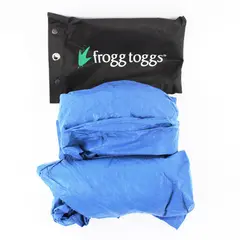 Frogg Toggs Men's Small Waterproof Rain Suit Jacket Pants Blue