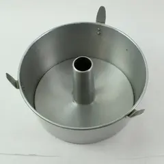 10 Inch Aluminum Angel Food Cake Pan Center Tube Used