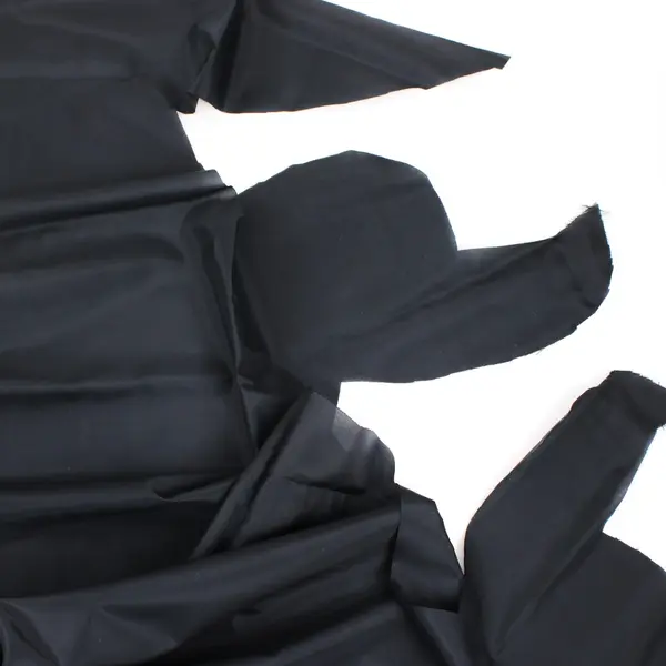 Black Polyester Fabric Material Textile for Crafts Sewing