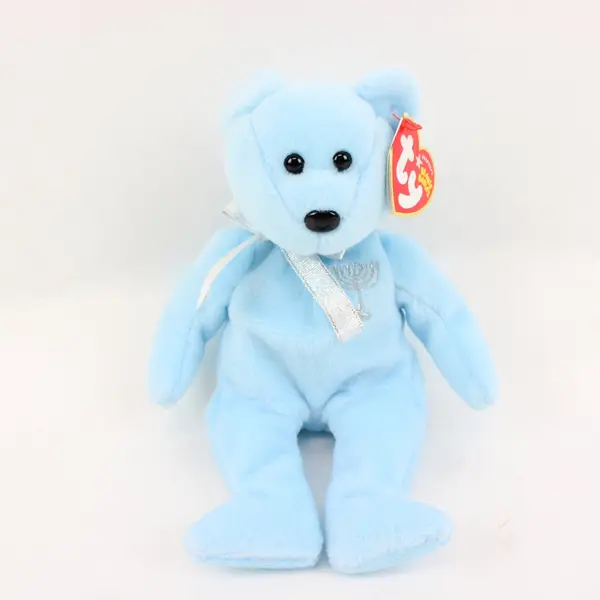 Ty Beanie Baby Happy Hanukkah Bear Menorah Plush Original Tag
