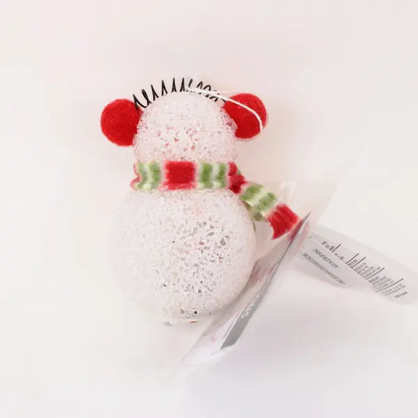 Gerson International SnowMe Light-Up Christmas Tabletop Figurine Earmuffs