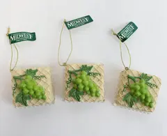 Midwest of Cannon Falls Grape Cluster Ornaments Set of 3