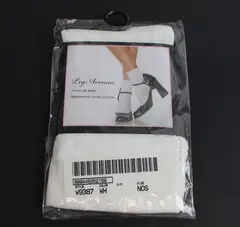 Leg Avenue White Nylon Cuff Anklet Hosiery One Size W9387