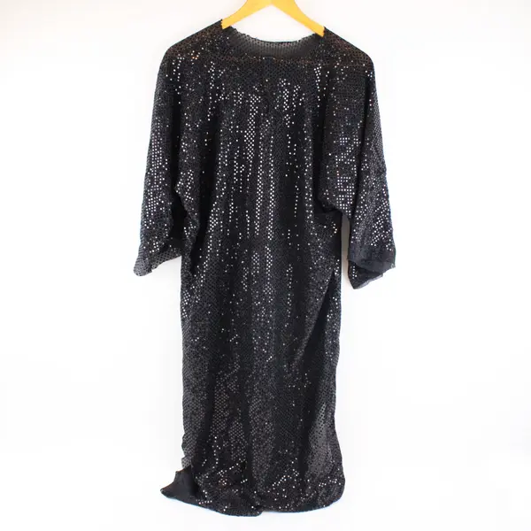 Women's Black Sheer Sequin Costume Dress