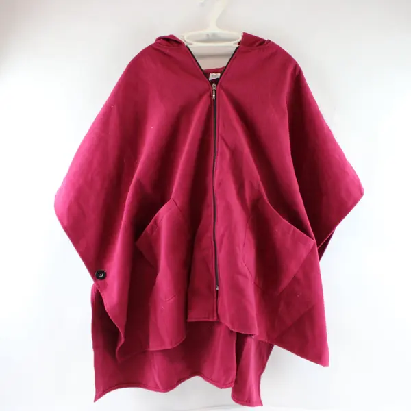 Joe's USA PS Pro Men's Large Maroon Hooded Zip-Front Jacket