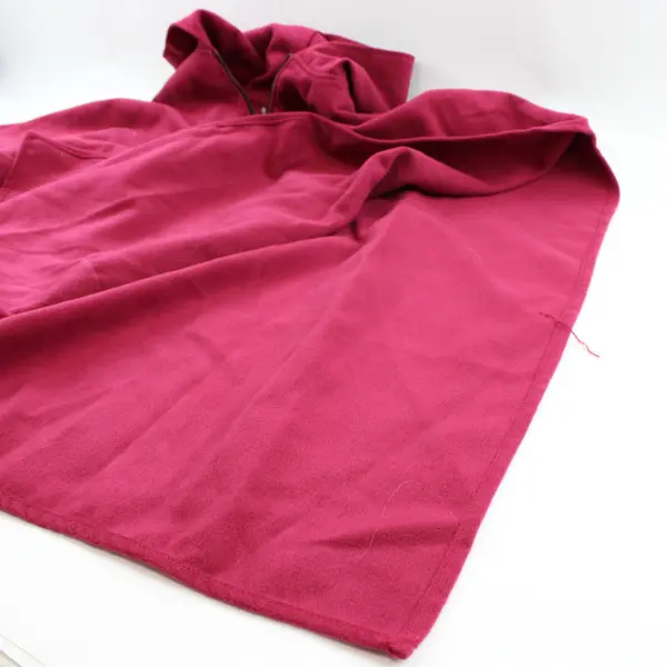 Joe's USA PS Pro Men's Large Maroon Hooded Zip-Front Jacket