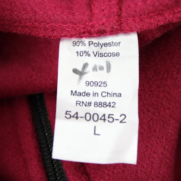 Joe's USA PS Pro Men's Large Maroon Hooded Zip-Front Jacket