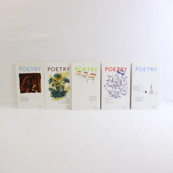 Lot of 5 Poetry Magazines February March April May June 2010 Paperback