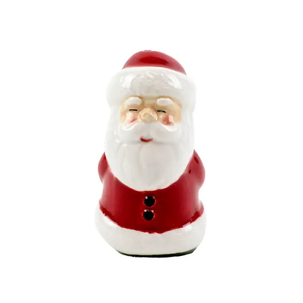 Ceramic Santa & Mrs. Claus Salt and Pepper Shakers Set Christmas Decor