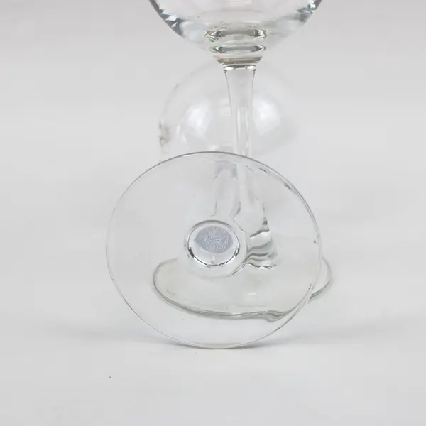 Pair of Mystic Wines Stemmed Wine Glasses Clear Glass Set of 2