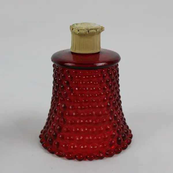 Lot of 2 Ruby Red Glass Votive Candle Holders Home Decor
