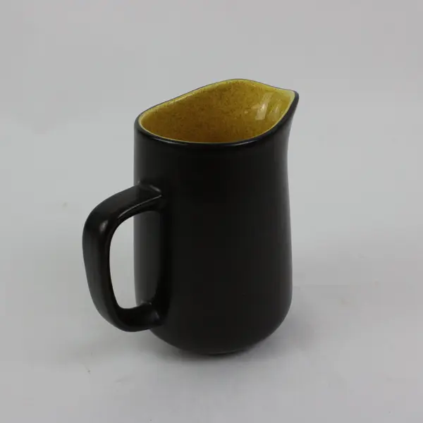 Mikasa Terra Stone Brown Stoneware Creamer Milk Sauce Pitcher