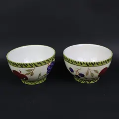 PTS International Tuscan Fruit Bowls Set of 2 Serving Display