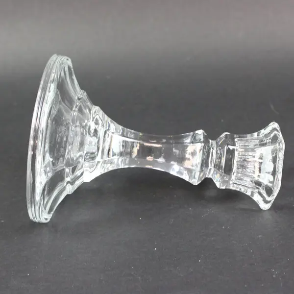 Clear Glass Candlestick Candle Holder