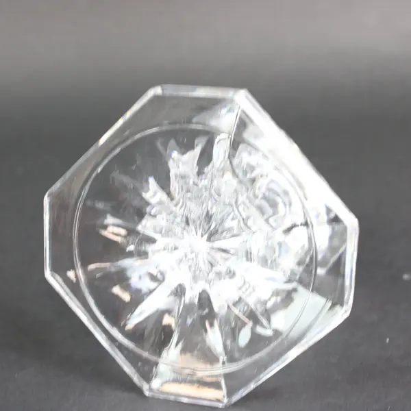 Edinburgh Lead Crystal Clear Candlestick Holder 3.25in Faceted
