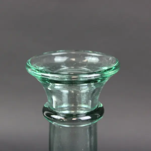 Vetreria Etrusca Vintage Recycled Glass Candlestick Holders Set of 2