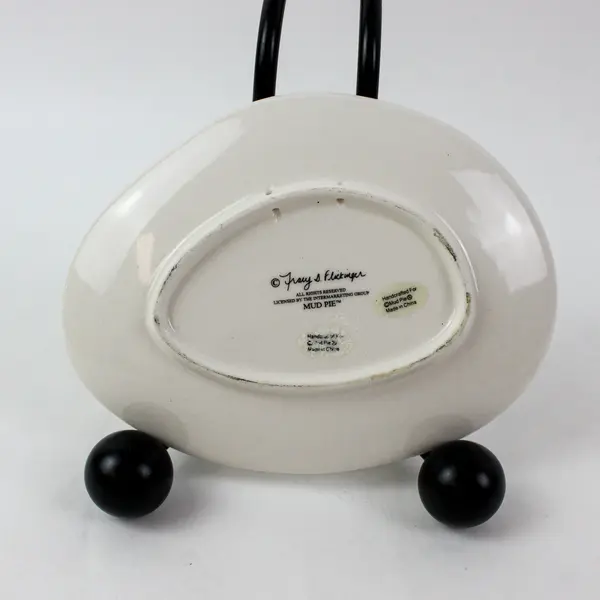 Mud Pie Bon Appetit Tracy Chef Flickinger Set of 3 Ceramic Plates