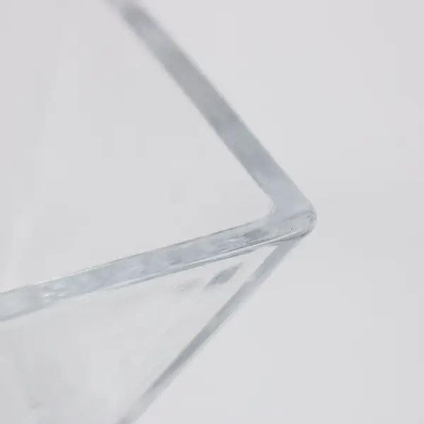 Pyramid Shaped Glass Bowls Geometric Decorative Serving Dishes