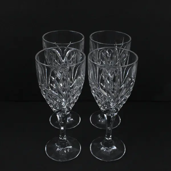 Shannon Crystal by Godinger Dublin Wine Glasses Set of 4