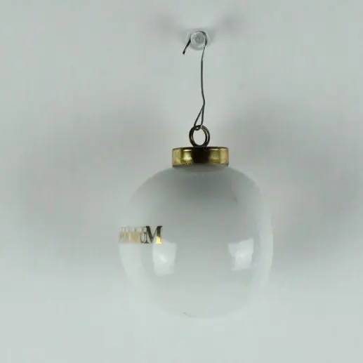 Vintage Kentucky Derby Museum Horse Jockey Christmas Ornament Round White