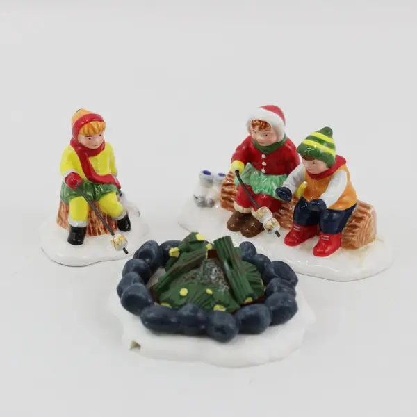 Dept 56 Snow Village 3 Piece Marshmallow Roast 54780