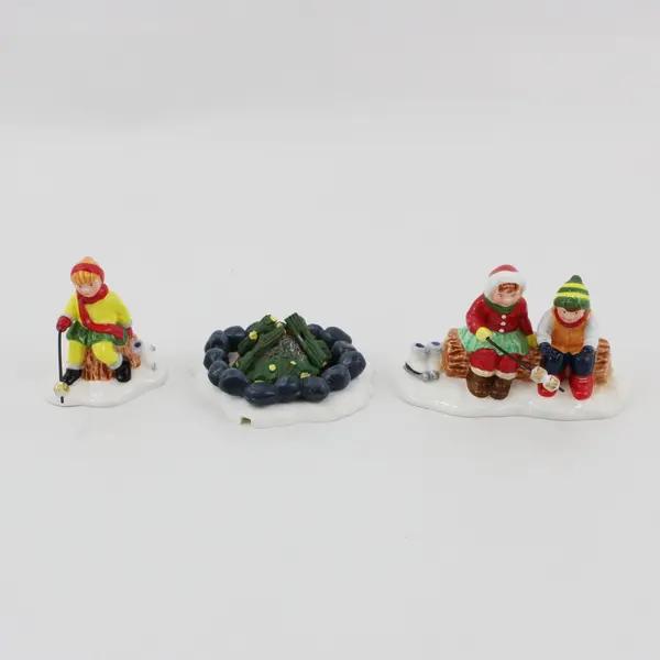 Dept 56 Snow Village 3 Piece Marshmallow Roast 54780