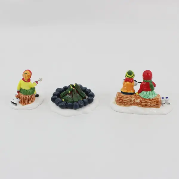 Dept 56 Snow Village 3 Piece Marshmallow Roast 54780