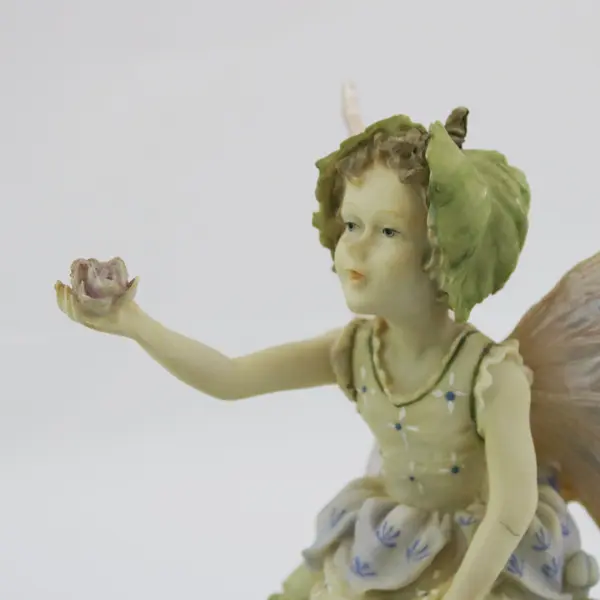1988 Duncan Royale Woodland Fairies Lime Tree Figurine  L.E.