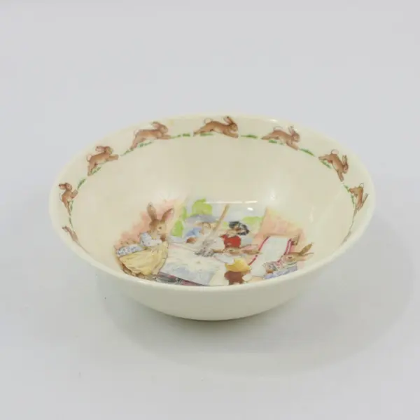 Vintage Royal Doulton Bunnykins Cereal Bowl 6 Inch Pre-Owned