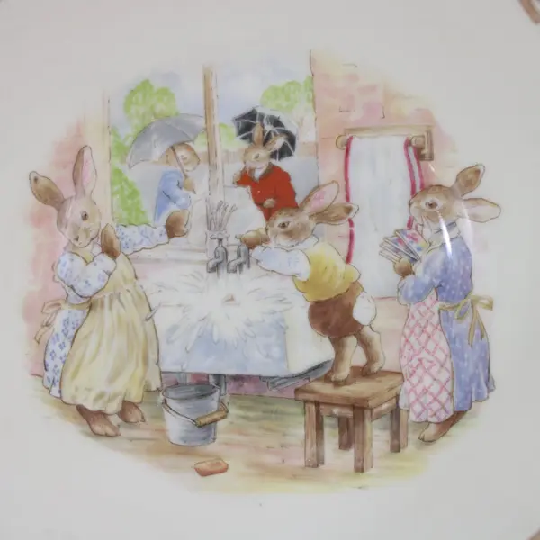 Vintage Royal Doulton Bunnykins Cereal Bowl 6 Inch Pre-Owned