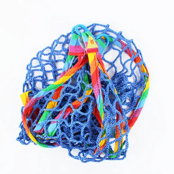 Teddy Bed Blue Stuffed Animal Toy Storage Hammock Net