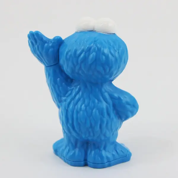 2013 Hasbro Sesame Street Workshop Cookie Monster 3" Figure Blue Raised Hand
