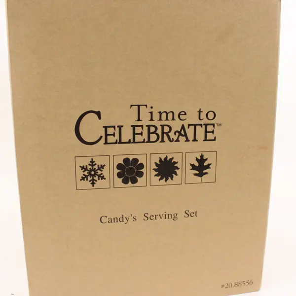 Department 56 Time To Celebrate Halloween Witch Candy Serving Set