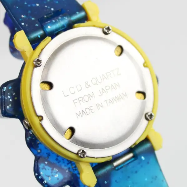 Vintage Crest Sparkle Toothpaste Melody Watch 1990s Promo Blue Glitter