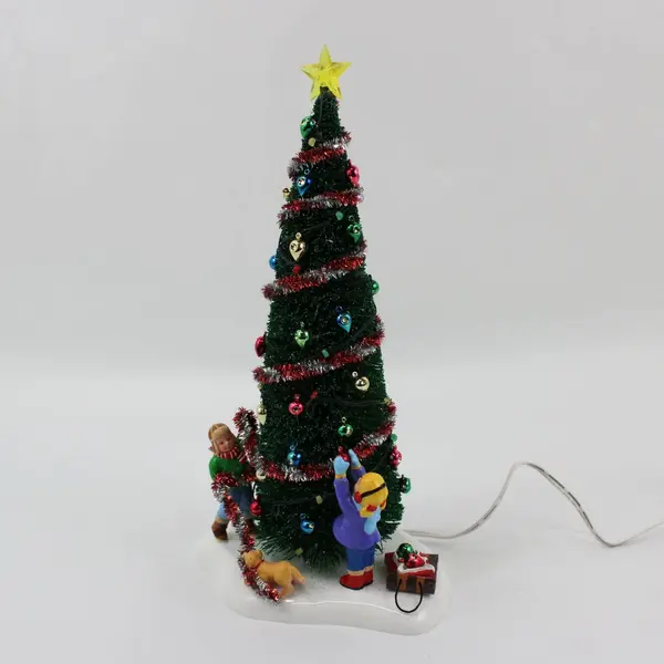 Dept 56 Snow Village Lighted Christmas Tree Special Edition 56.55205