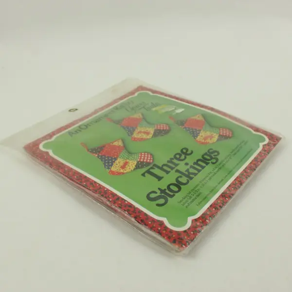 Yours Truly OK11 Christmas Ornament Kit Three Patchwork Stockings