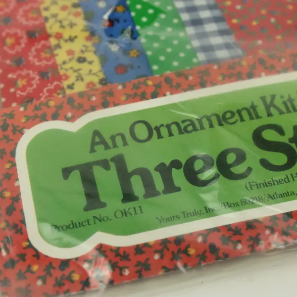 Yours Truly OK11 Christmas Ornament Kit Three Patchwork Stockings