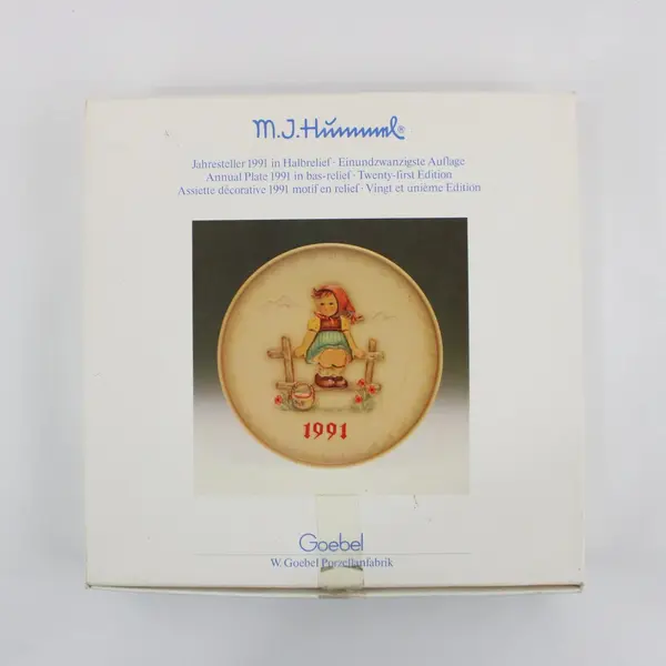 M.I. Hummel Goebel Hum 287 Just Resting 1991 21st Annual Collector Plate