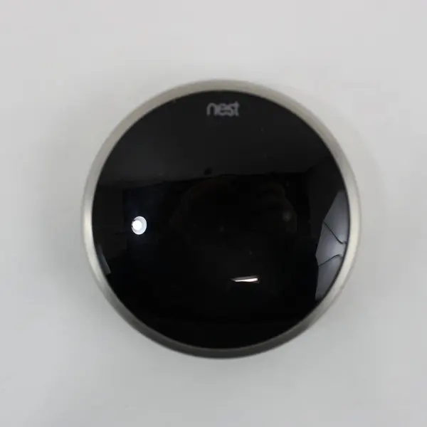 Google Nest Learning Thermostat Model A0013 Black Programmable  Untested