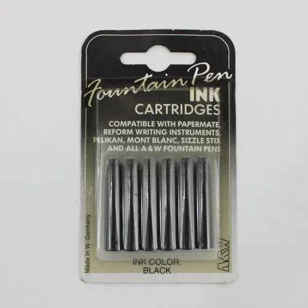 Vintage Osmiroid Italic Fountain Pen Set 6 Nibs E.S. Perry England